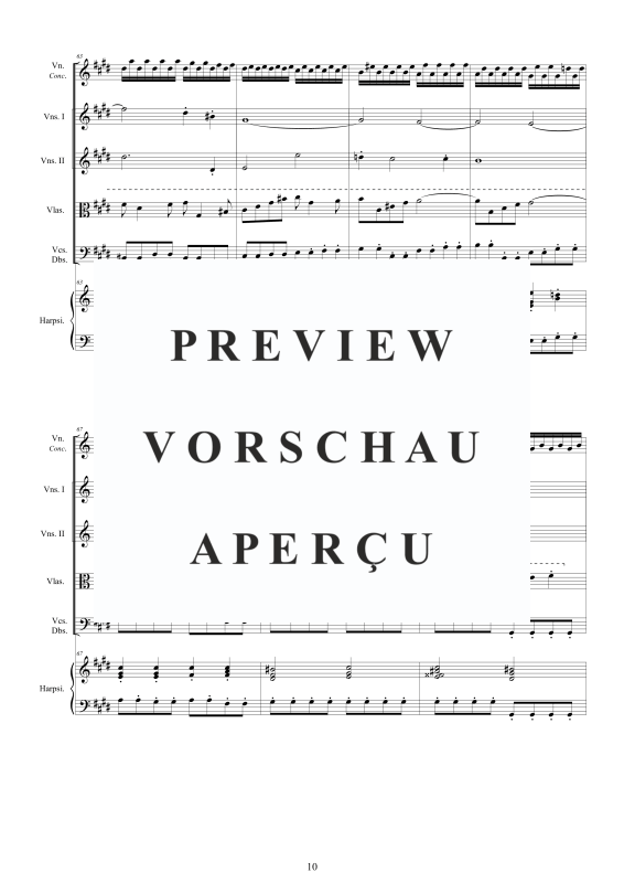 Product gallery: Page 11 of 11 Violin Concerto in E major BWV 1042, , Mixed Ensemble: Violin, Strings and Harpsichord Bc