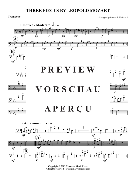 Produktgalerie: Seite 8 von 9 Drei Stücke , , (Blechbläserquintett)