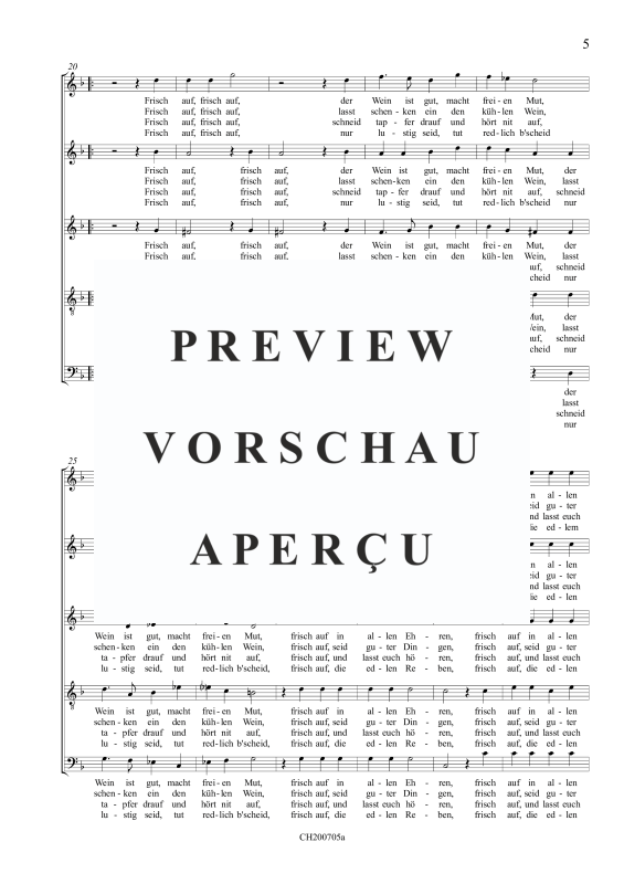 Produktgalerie: Seite 6 von 7 Frisch auf, Ihr Herren (Musikalische Kurzweil), , (Gemischter Chor 5-stimmig)