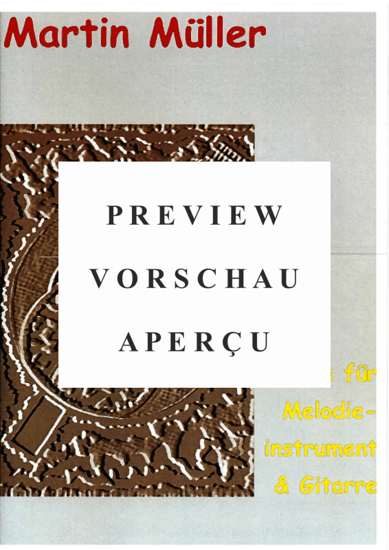 Produktgalerie: Seite 2 von 11 7 Duos für Melodieinstrument und Gitarre, , Querflöte oder Melodieinstrument in C und Gitarre