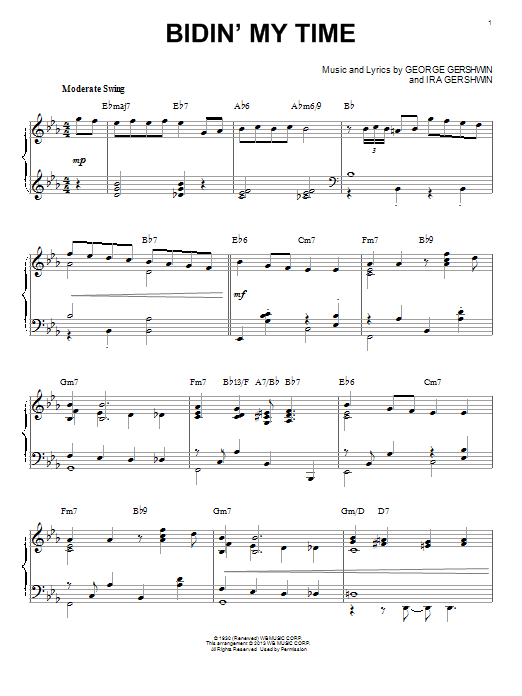 Produktbild zu: Bidin' My Time [Jazz version] (arr. Brent Edstrom)