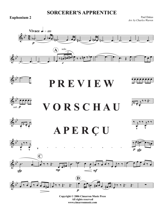 Product gallery: Page 12 of 17 Sorcerers Apprentice , , (Tuba Quartet: 2x Baritone, 2xTuba)