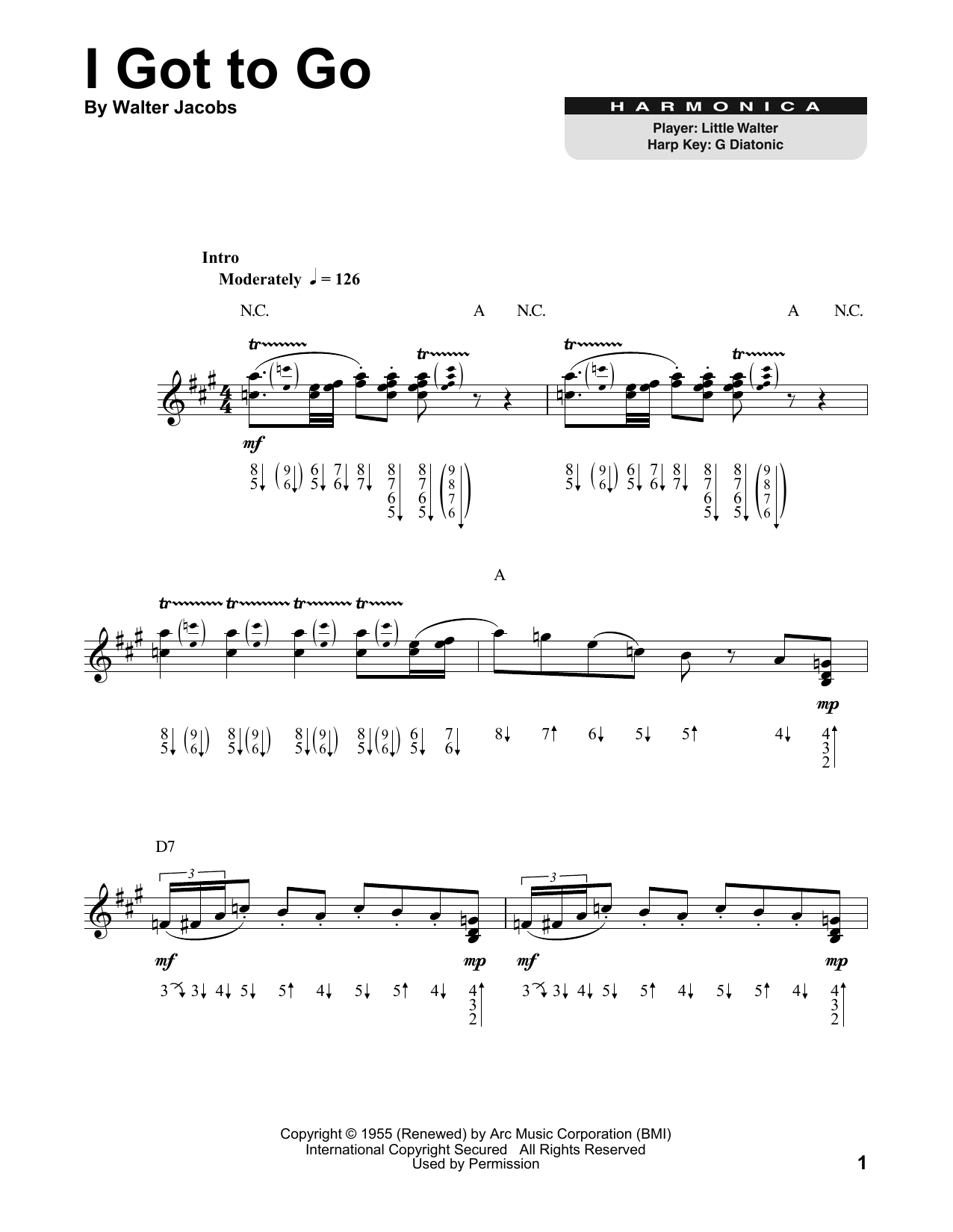 Product gallery: Page 1 of 1 I Got To Go, Little Walter