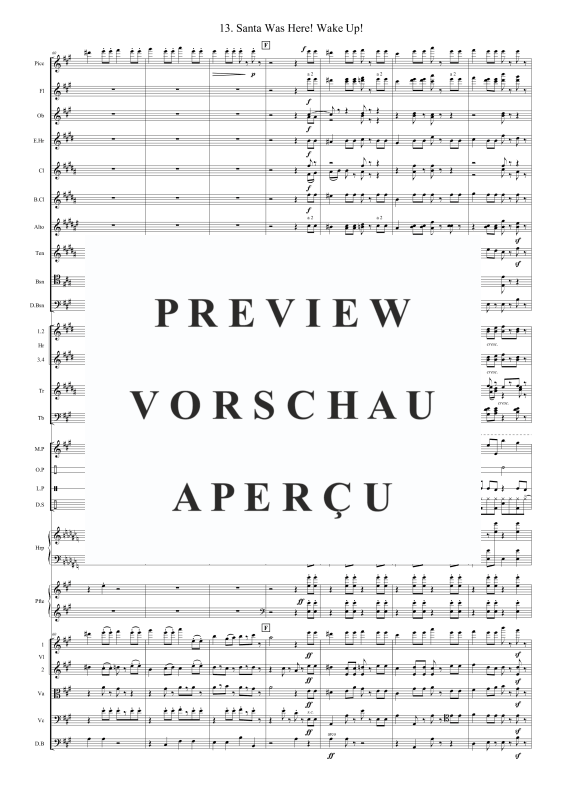 Produktgalerie: Seite 10 von 11 Santa Was Here! Wake Up!, , Sinfonie Orchester