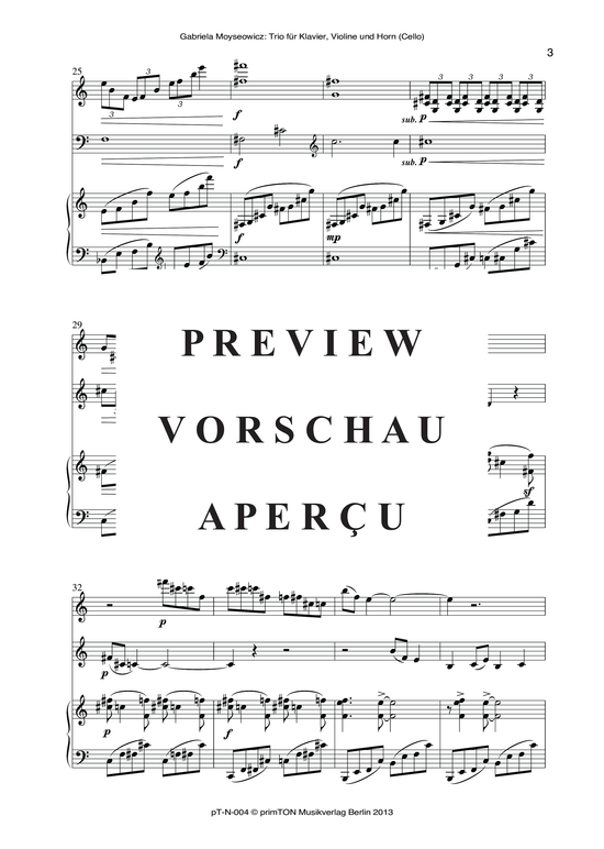 Product gallery: Page 8 of 21 TRIO, , piano, violin and horn/cello