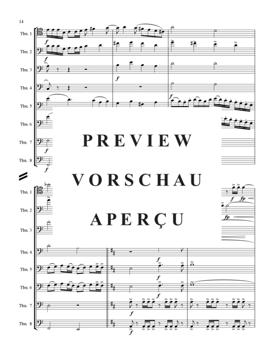 Product gallery: Page 15 of 21 Remnants of a Fugue , , (Trombone ensemble)