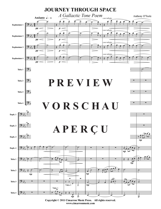 Product gallery: Page 2 of 21 Joutney Through Space , , (Tuba-Ensemble EEETTTT)