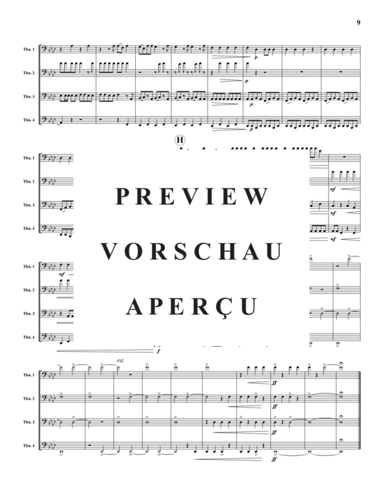 Product gallery: Page 10 of 21 La Chasse , , (Trombone Quartet)