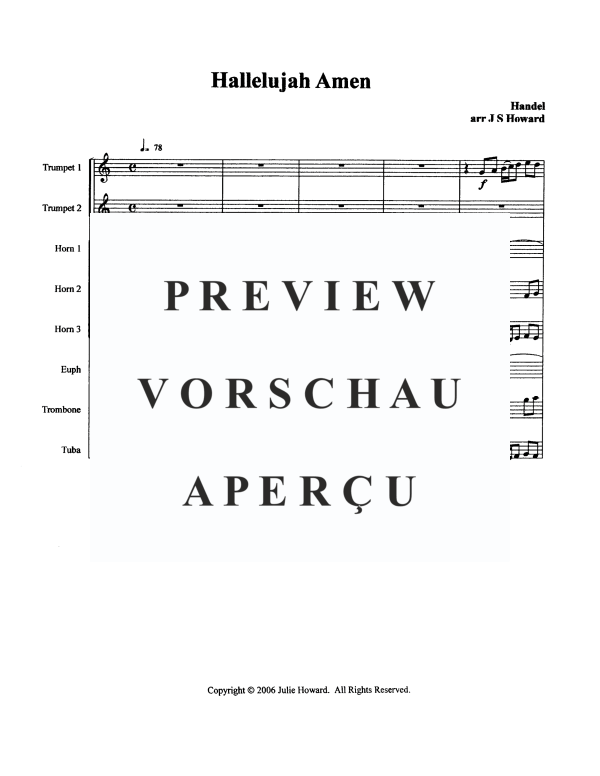 Produktgalerie: Seite 3 von 11 Hallelujah Amen, , Blechbläser Oktett