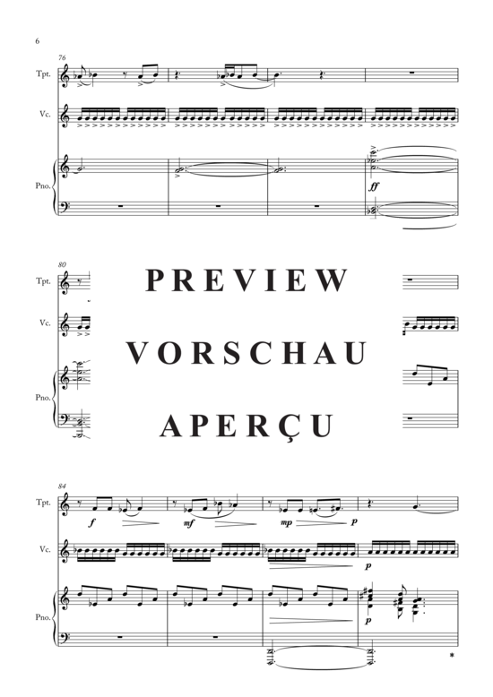 Produktgalerie: Seite 9 von 21 Lyric Trio , , (Trompete, Violoncello + Klavier)