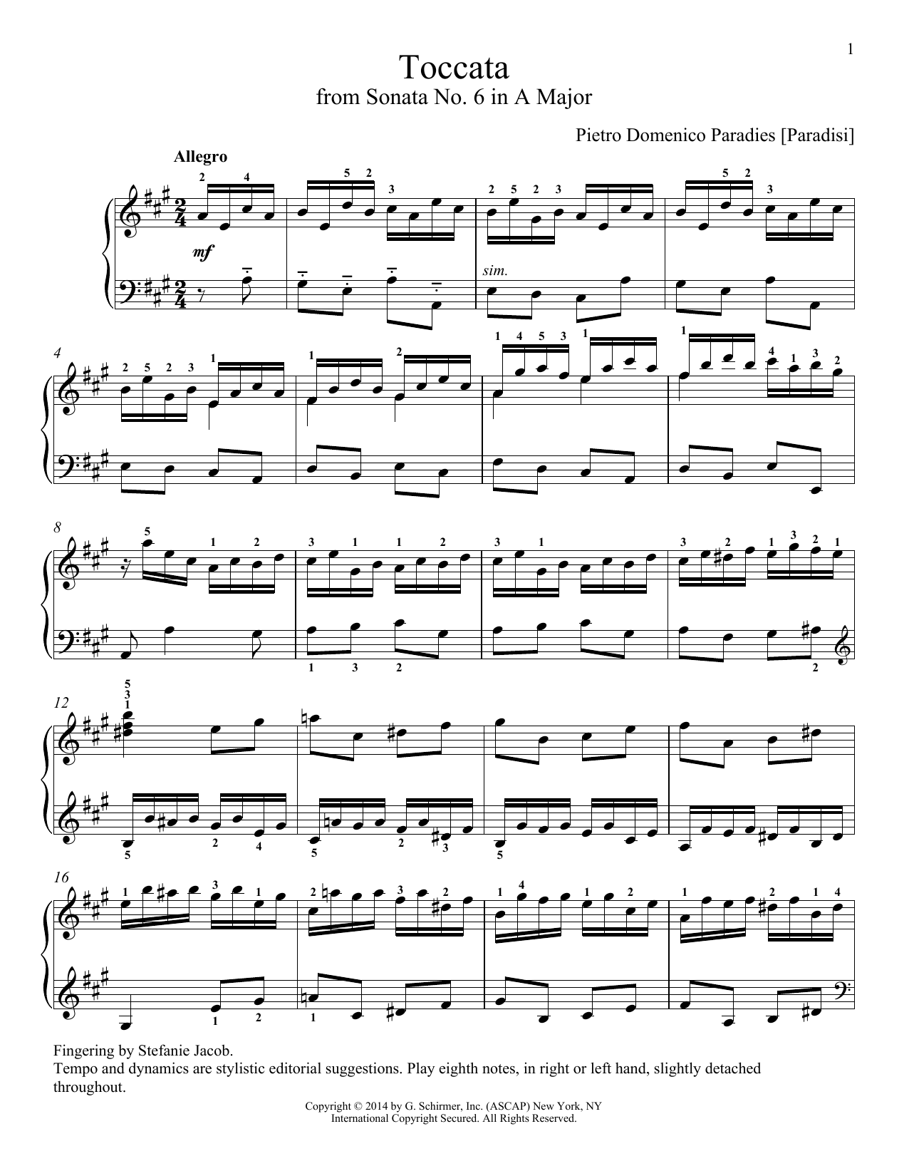 Produktbild zu: Toccata