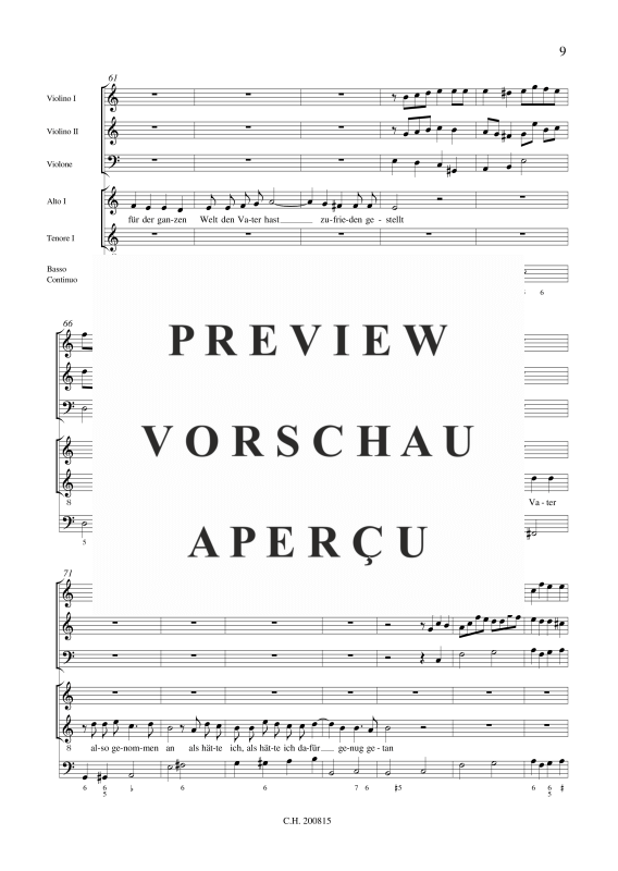 gallery: Wir danken Dir, Herr Jesu Christ, , (Gemischtes Ensemble Doppelchor, Streicher und BC)