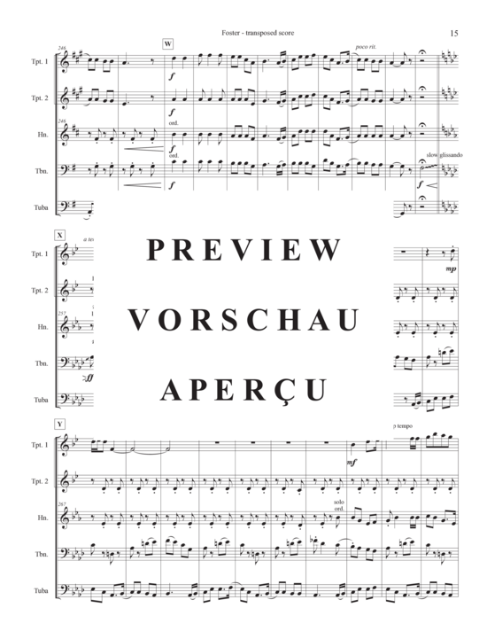 Produktgalerie: Seite 18 von 21 Tribute to Stephen Foster , , (Blechbläserquintett)