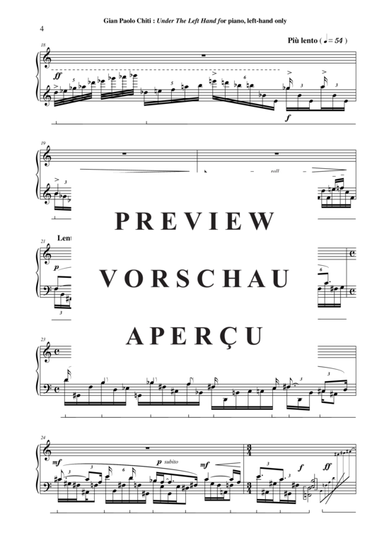 Product gallery: Page 5 of 15 Under The Left Hand , , Piano Solo