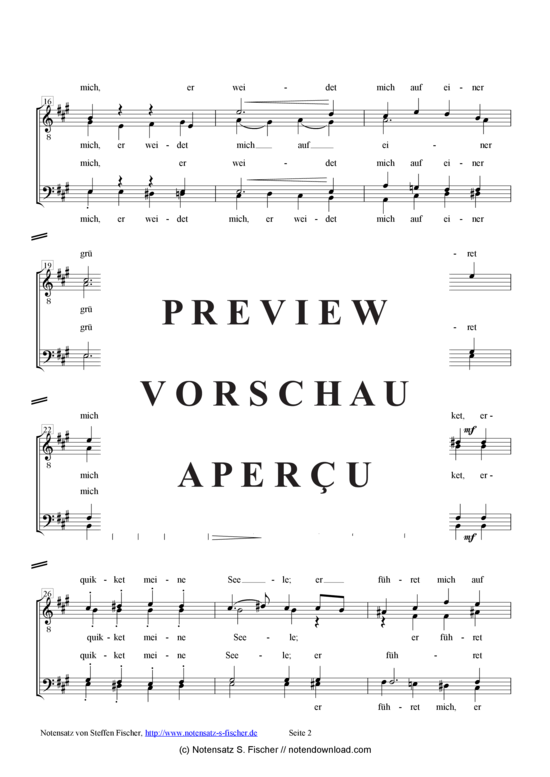 Product gallery: Page 3 of 7 Der Herr ist mein Hirt  , , (male choir)