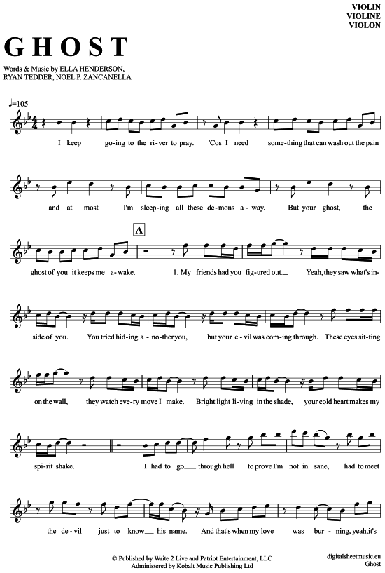 Product gallery: Page 1 of 4 Ghost , Henderson, Ella, (violin)