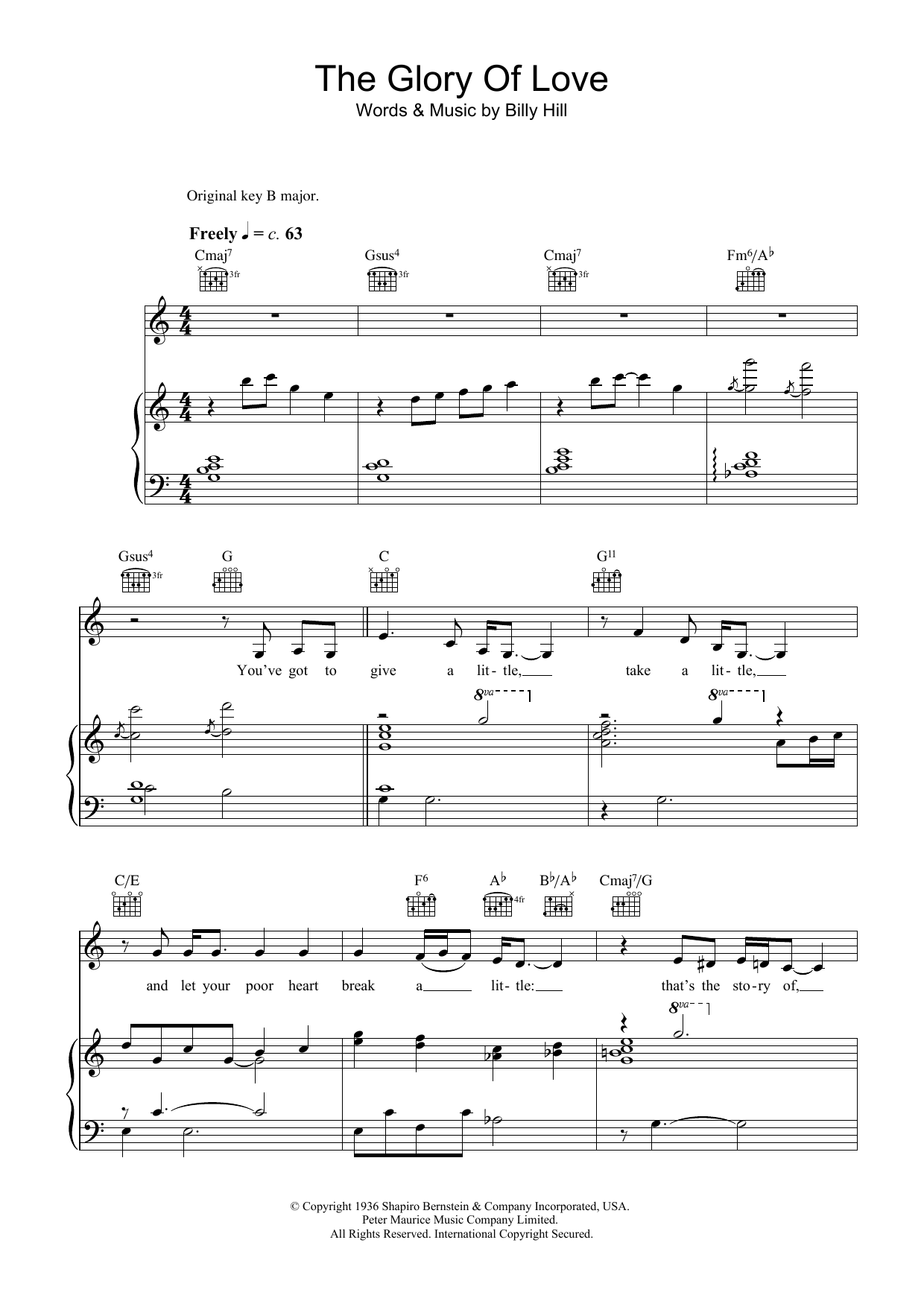 Produktbild zu: The Glory Of Love