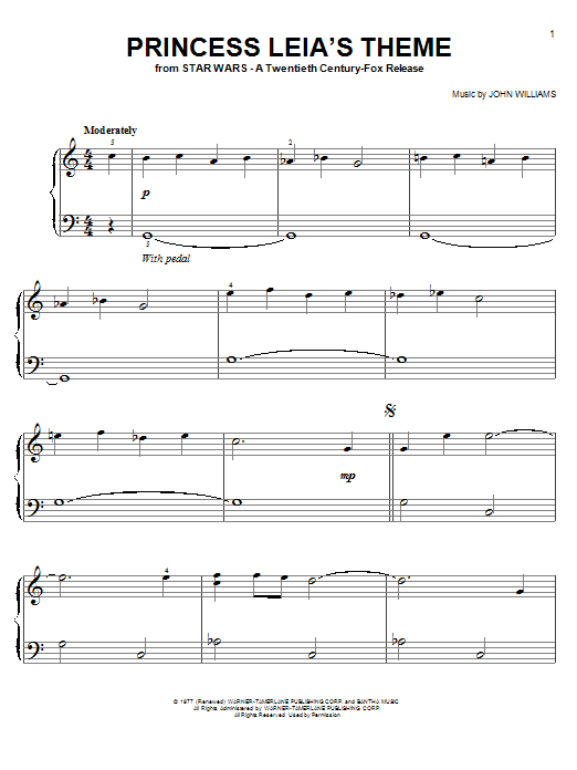 Produktbild zu: Princess Leia's Theme