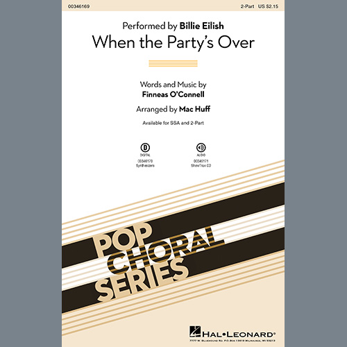 cover: when the party's over (arr. Mac Huff), Billie Eilish, Chor