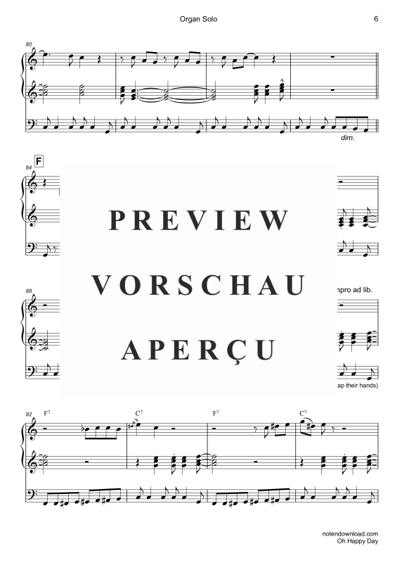 gallery: Oh Happy Day, Edwin Hawkins Singers, Orgel Solo - Lange Version