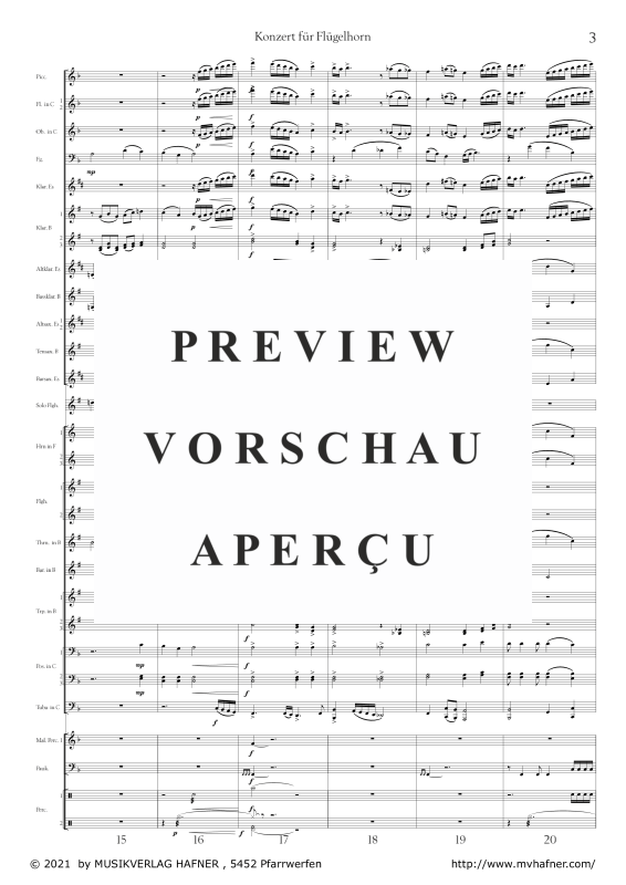 Product gallery: Page 8 of 11 Konzert für Flügelhorn und Blasorchester, , (large wind orchestra)