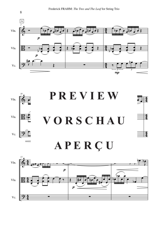 Produktgalerie: Seite 9 von 21 The Tree and the Leaf , , (Violine, Viola, Cello)