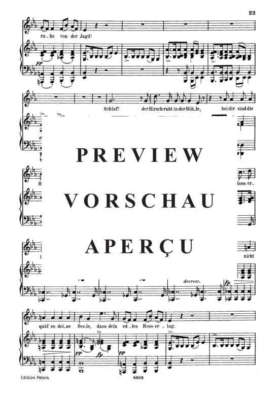 Product gallery: Page 3 of 4 Ellen's Gesang II, D.838, , Medium Voice and Piano