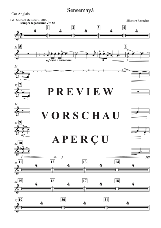 Produktgalerie: Seite 3 von 4 Sensemaya , , (Englischhorn)