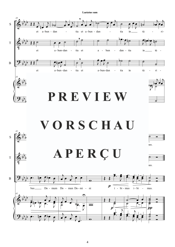 Produktgalerie: Seite 5 von 8 Laetatus sum - Eucharistic Chant (Psalm 121), , Gemischter Chor STB und Orgel