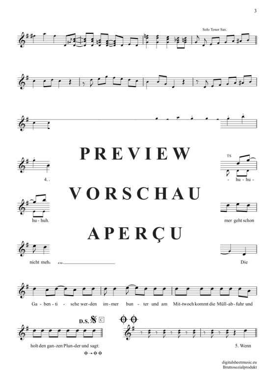 Produktgalerie: Seite 4 von 5 Bruttosozialprodukt , Geier Sturzflug, (Oboe)