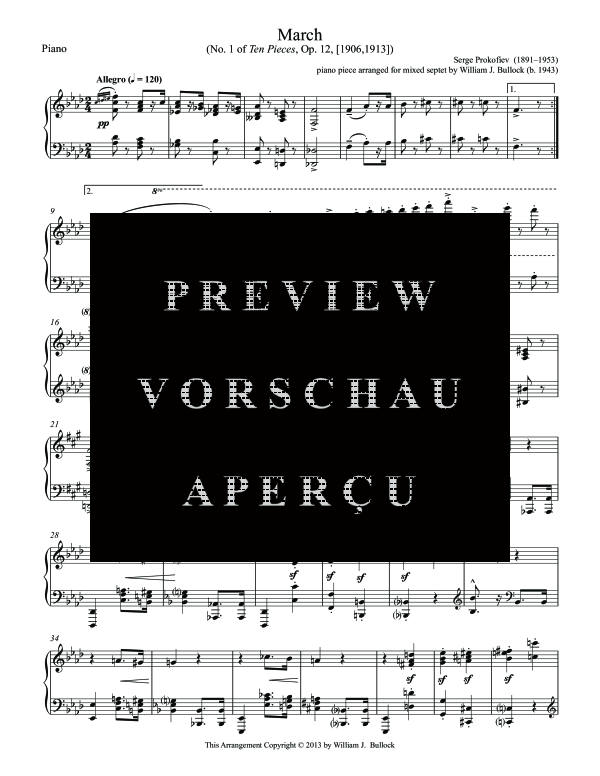 Produktgalerie: Seite 11 von 11 March , , (Gemischtes Ensemble)