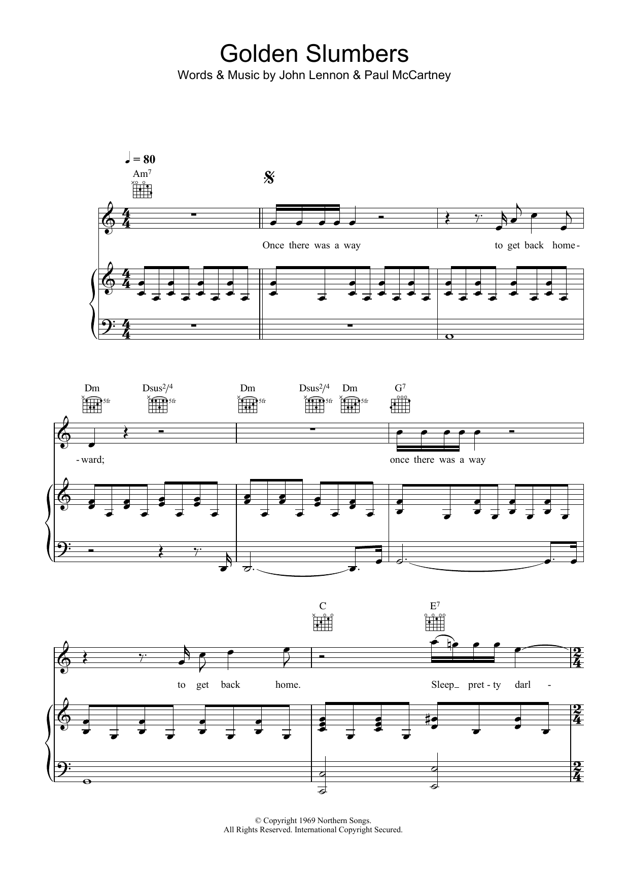 Produktbild zu: Golden Slumbers