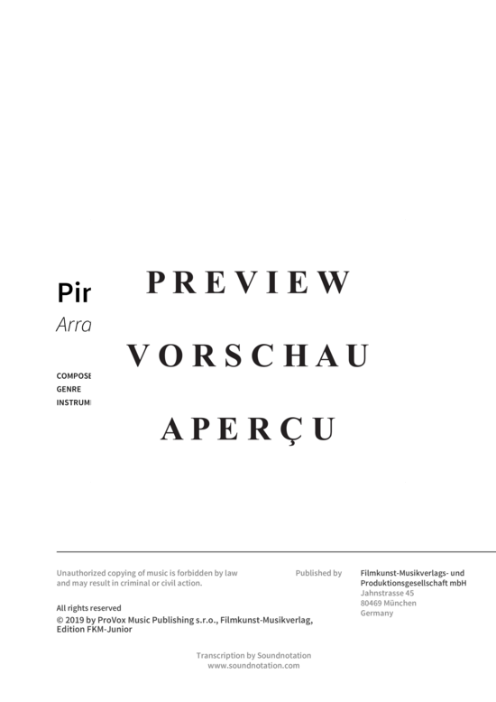 gallery: Pinocchio - Arrangiert für Jazzklavier , , Klavier Solo