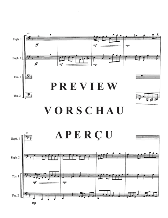 Product gallery: Page 11 of 21 Canzona in d , , (Tuba Quartett EETT)