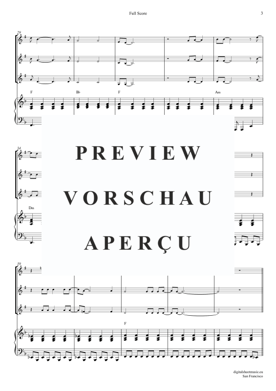 Produktgalerie: Seite 4 von 11 San Francisco, McKenzie, Scott, (Klarinetten Trio + Klavier)