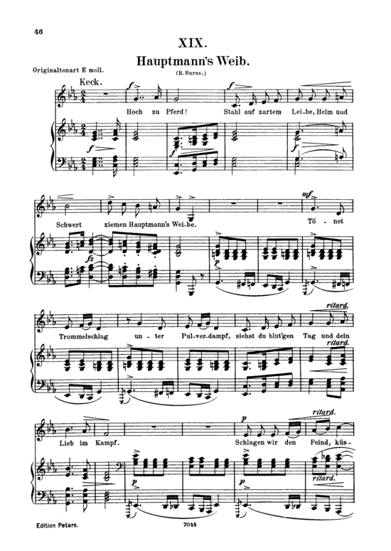 Product picture to: Hauptmann's Weib, Op.25 No.19Robert Schumann