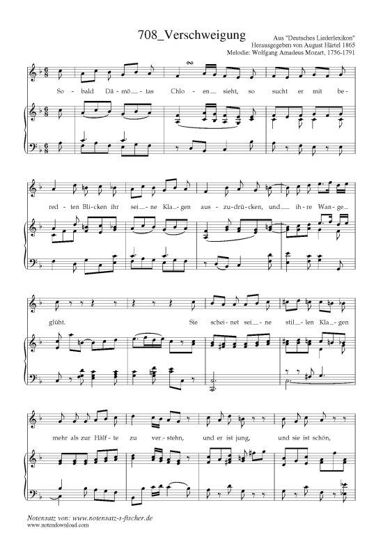 Product picture to: Verschweigung Wolfgang Amadeus Mozart, 1756-1791