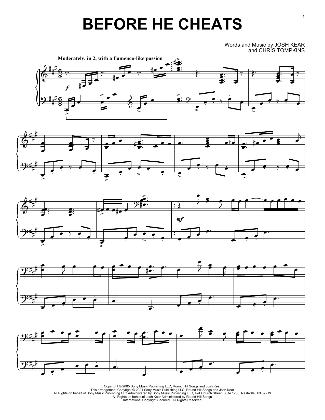 Produktbild zu: Before He Cheats [Classical version]