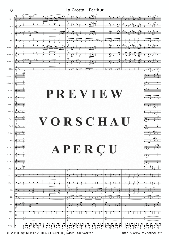 Product gallery: Page 11 of 11 La Grotta, , (large wind orchestra)