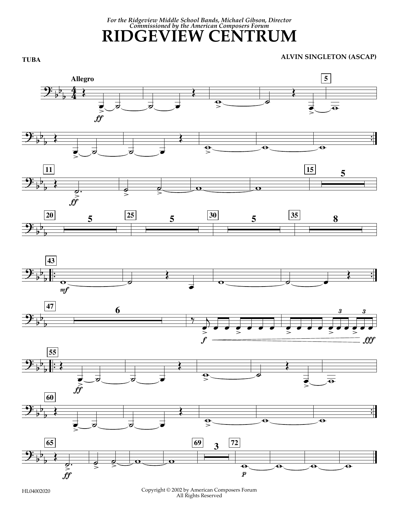 Product picture to: Ridgeview Centrum - Tuba
