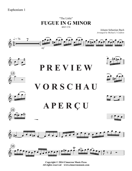 Product gallery: Page 16 of 21 Fugue in g minor , , (4x Baritone, 4x Tuba)