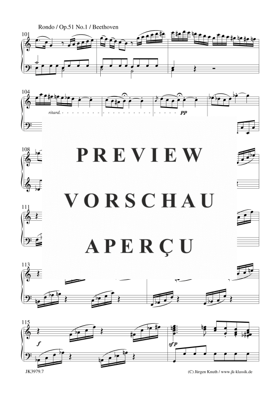 gallery: Rondo Op.51 No.1, , (Klavier Solo)