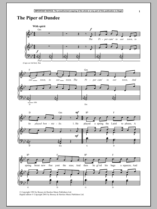 Product gallery: Page 1 of 1 The Piper Of Dundee, Anonymous