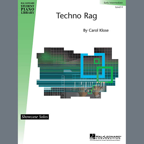 cover: Techno Rag, Carol Klose, Hal Leonard Student Piano Library, Klavier