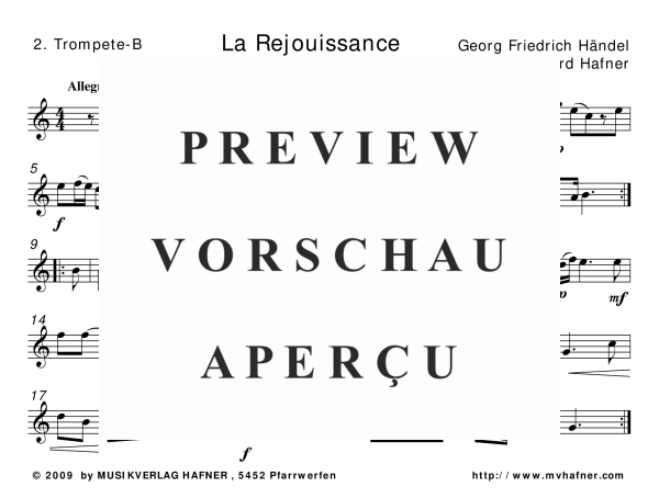 gallery: Feuerwerksmusik - La Réjouissance, , (Blechbläser Ensemble)