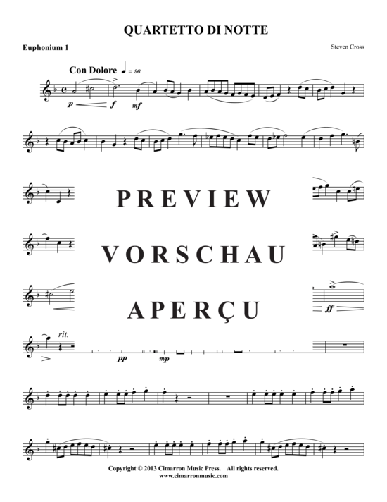 Product gallery: Page 18 of 21 Quartetto Di Notte , , (2x Baritone, 2x Tuba)