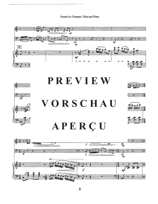 Produktgalerie: Seite 9 von 21 Sonata , , (Trompete in Bb/C, Tuba + Klavier)
