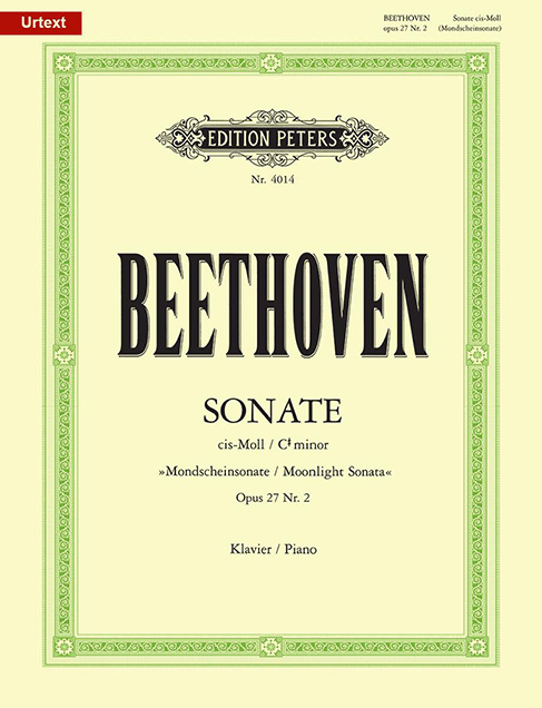 cover: Piano Sonata No. 14 in C# minor, Op. 27, No. 2 (‘Moonlight Sonata’), Ludwig van Beethoven