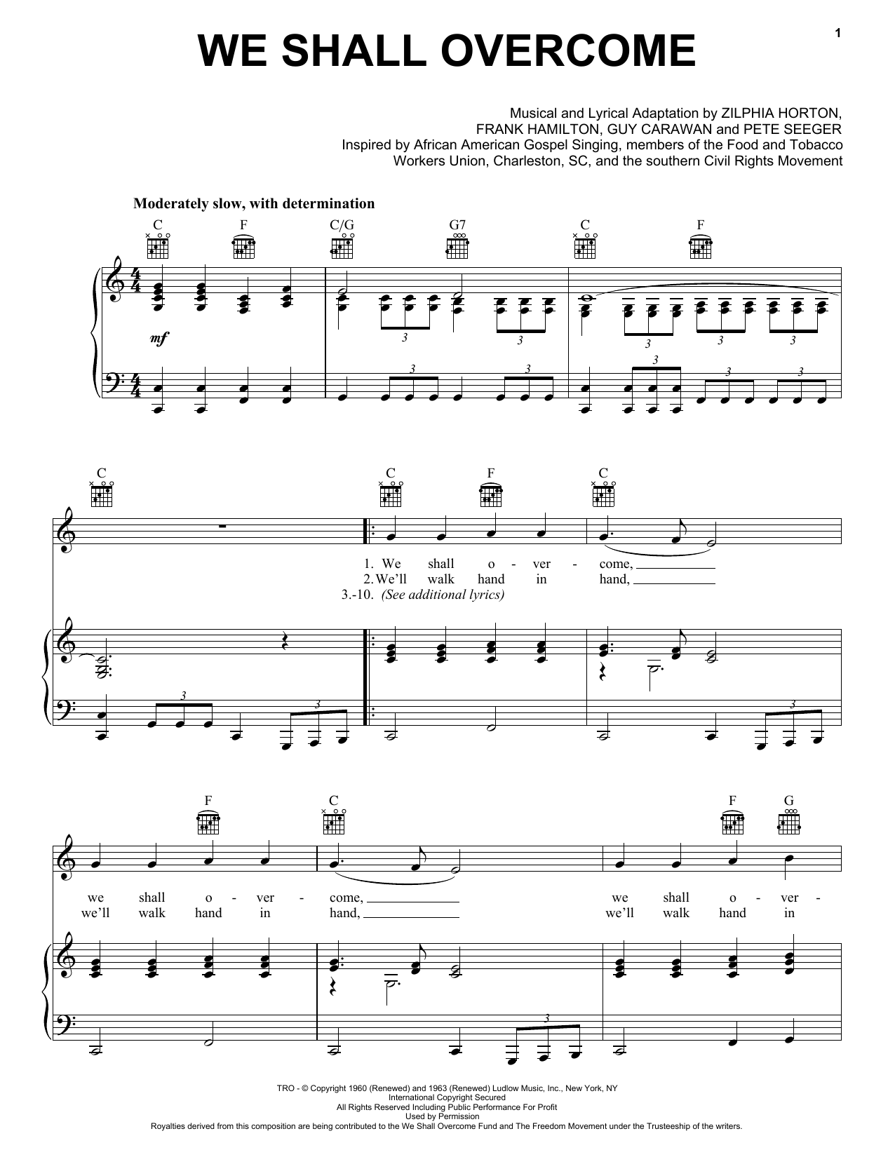 Produktgalerie: Seite 1 von 1 We Shall Overcome, Joan Baez, Gesang, Gitarre, Klavier