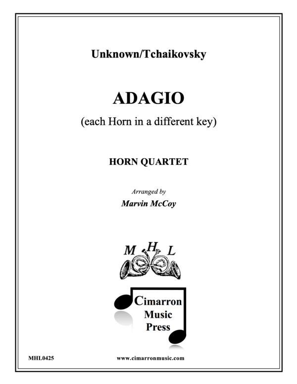 cover: Adagio, , Horn Quartet